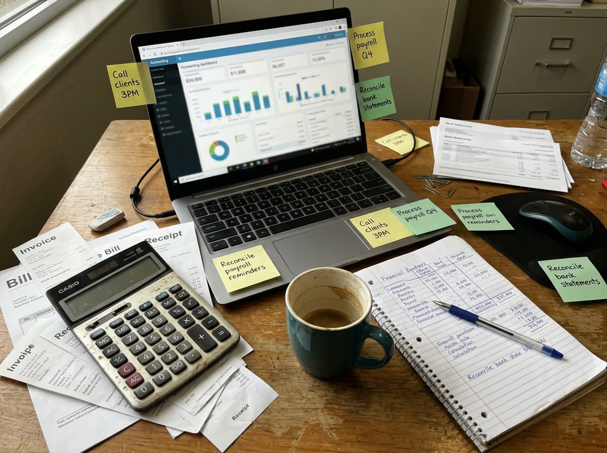 the bookkeeping desk